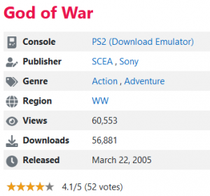 god of war ps2 iso